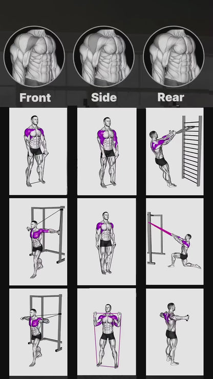 11-Piece Resistance Band Set | Full Body Home Workout Kit
